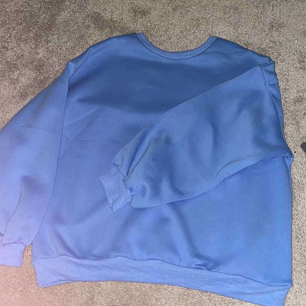 Baby blue sweatshirt size L